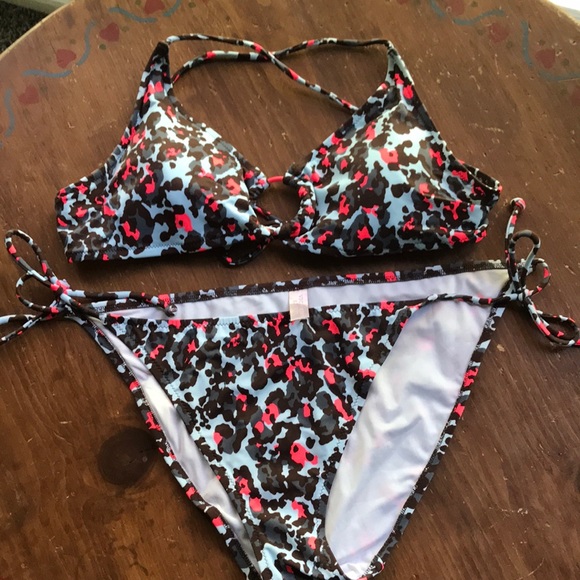 Victoria's Secret Other - NWOT Victoria secret bikini neon animal print